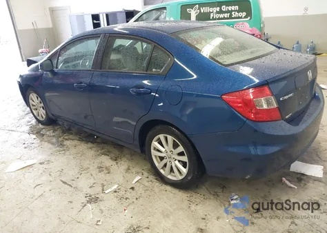 2012 Honda Civic Ex from USA, damaged, VIN 2HGFB2F83CH557418